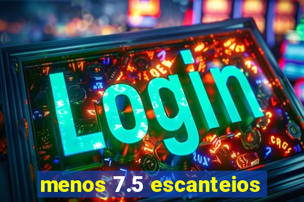 menos 7.5 escanteios